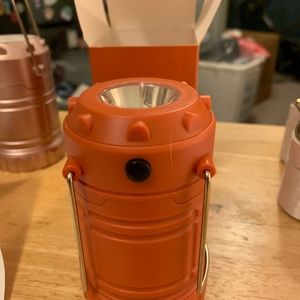 QVC Orange Portable Lantern